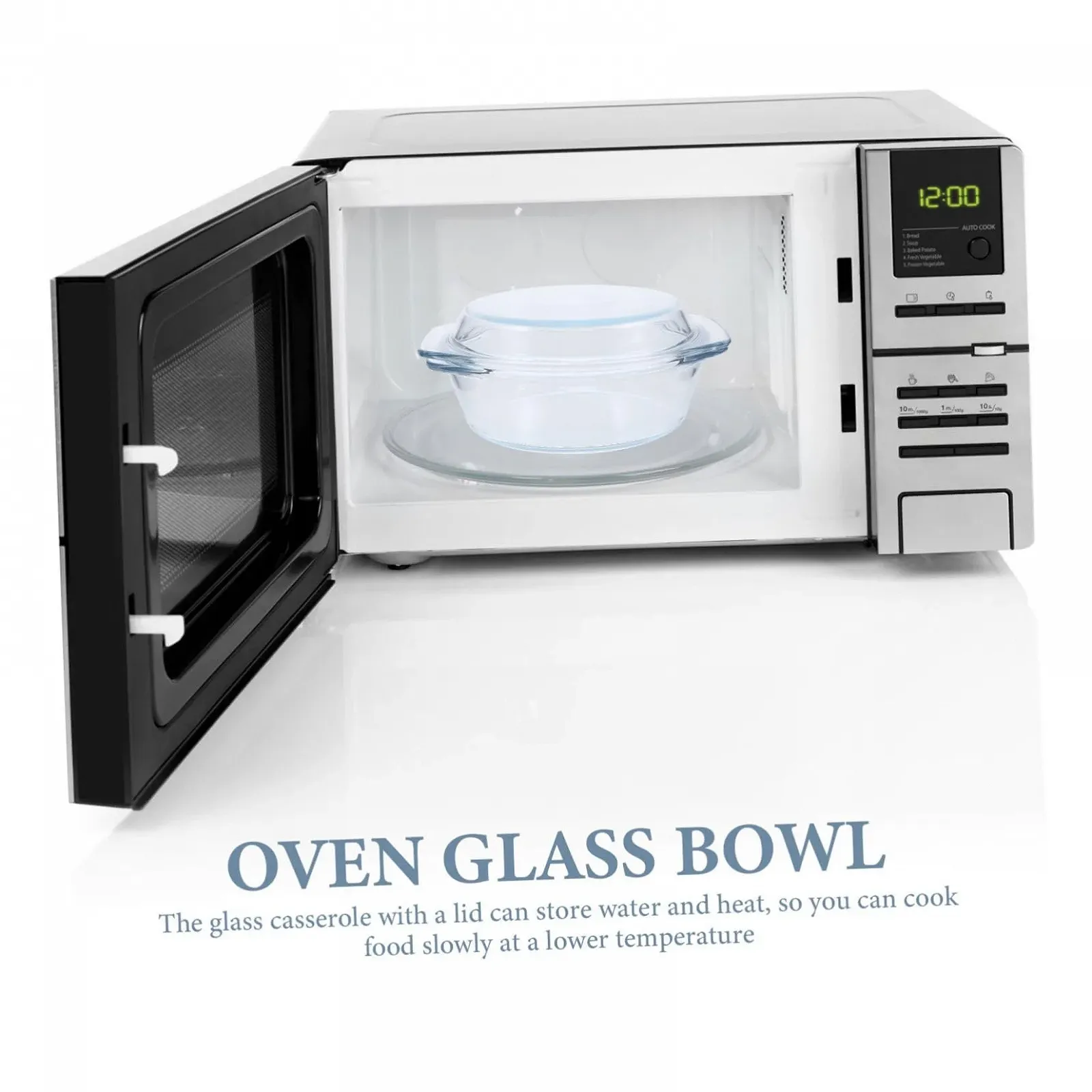 Форма для запекания стеклянная с плоской крышкой термостойкая прозрачная, фото №3 Форма для запекания стеклянная с плоской крышкой термостойкая прозрачная, фото №3