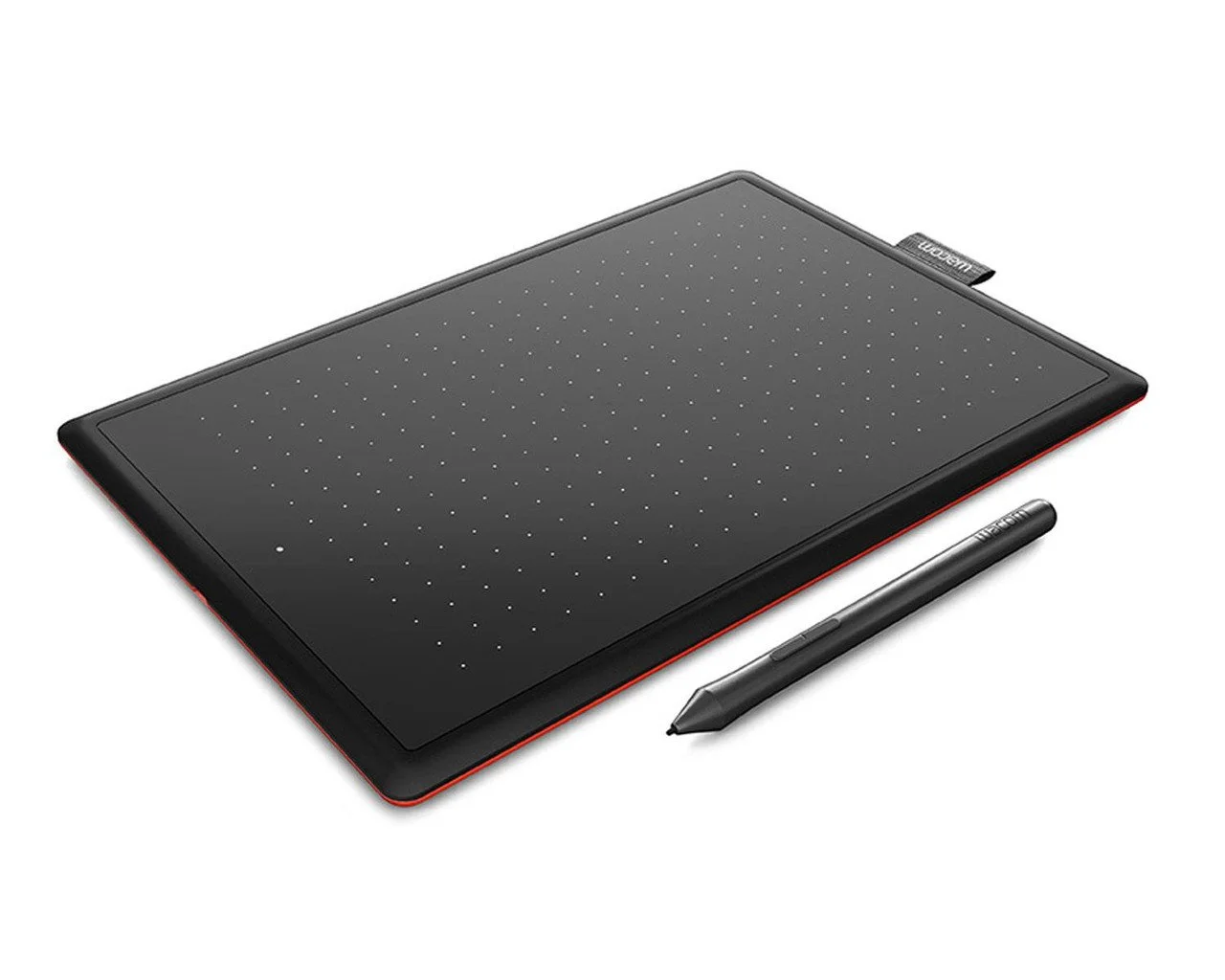 Графічний планшет One by Wacom Medium (CTL-672-N) Чорно-червоний, фото №4