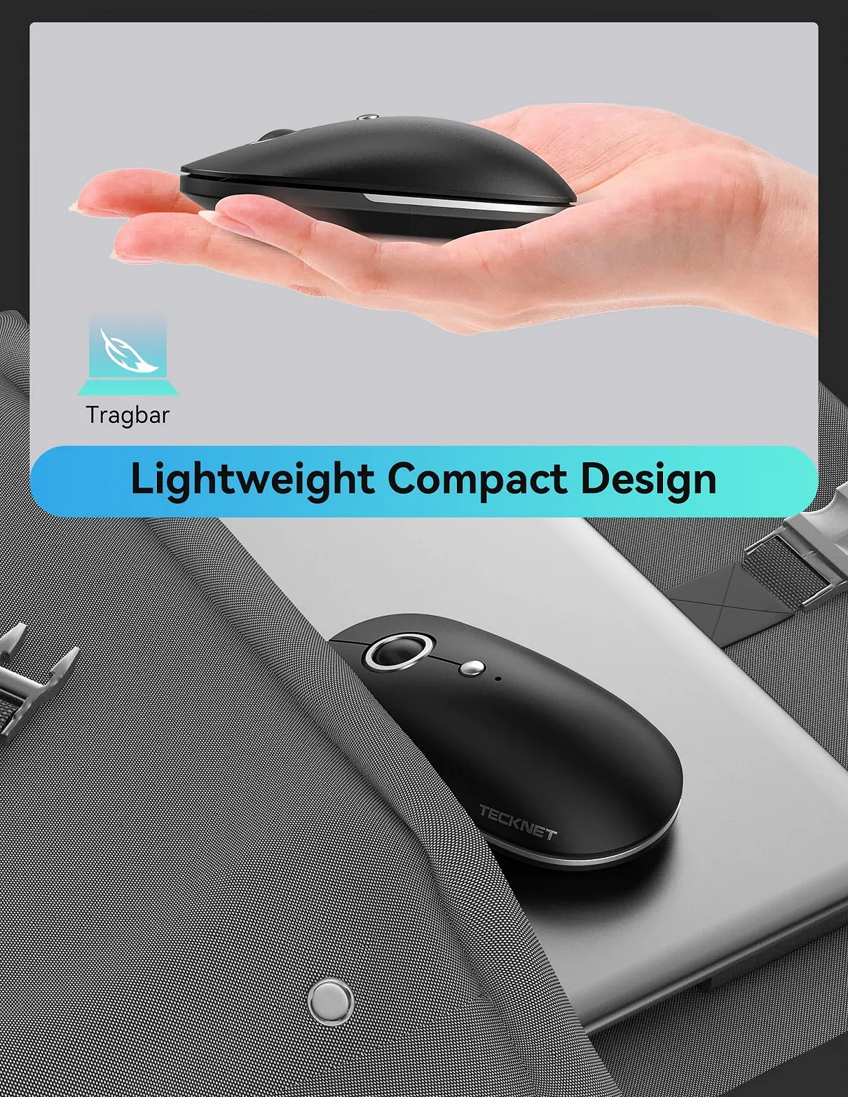 Миша бездротова TECKNET 2.4G 4800 DPI з 5 рівнями DPI, фото №6