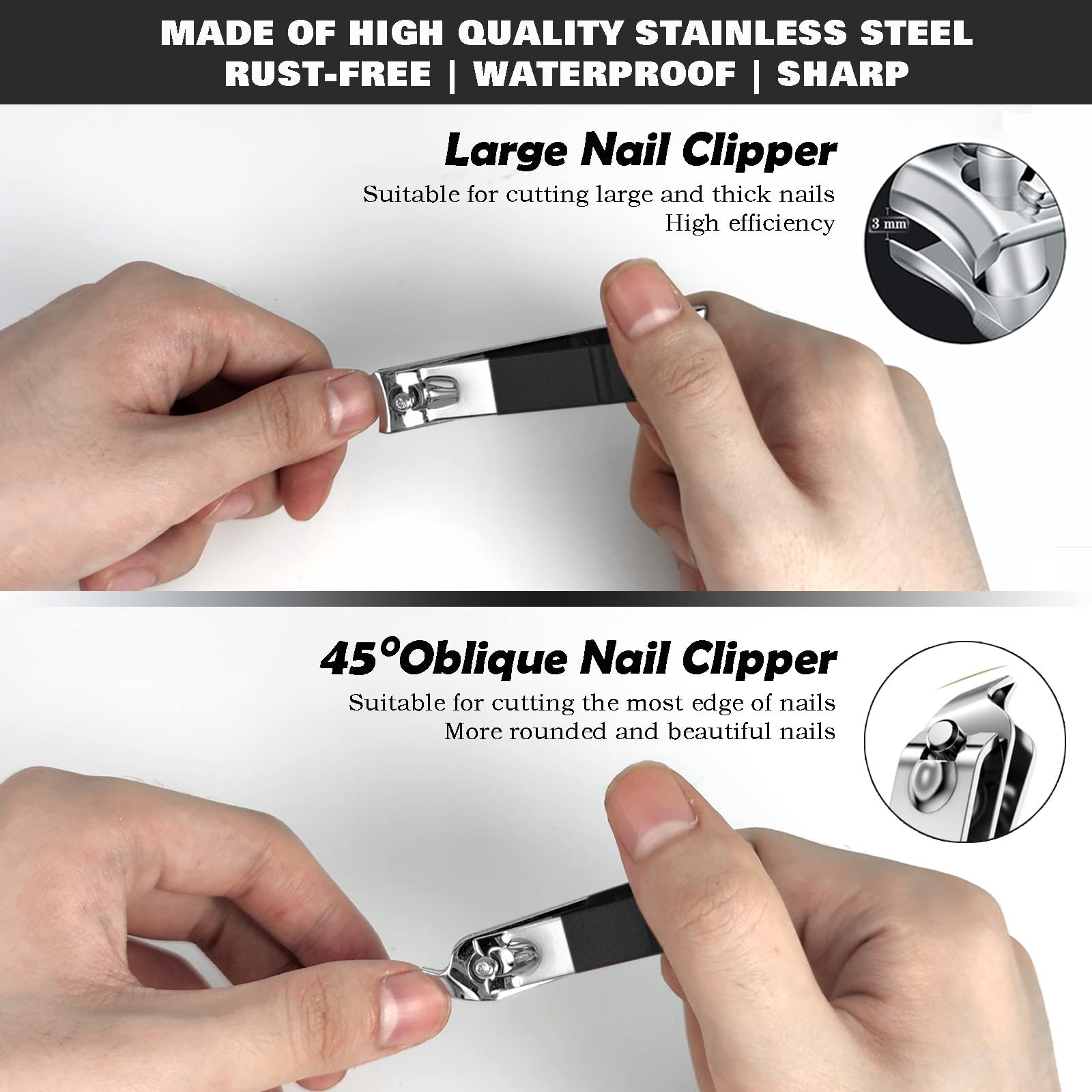 Набір для манікюру, 18 в 1 професійний, фото №4 Набір для манікюру, 18 в 1 професійний, фото №4