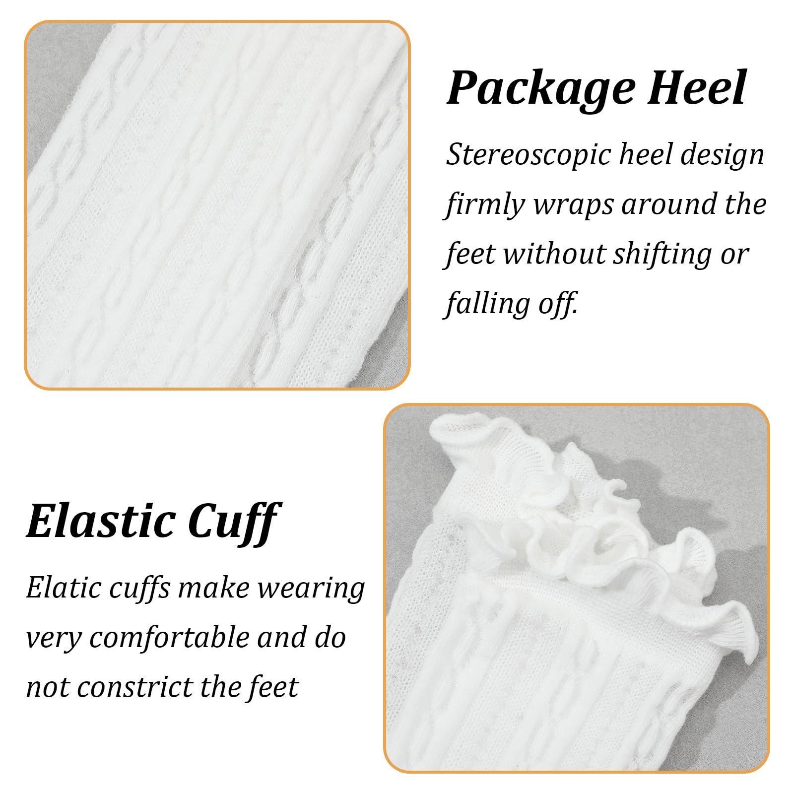 Шкарпетки з оборками TIESOME, 4 пари, фото №4