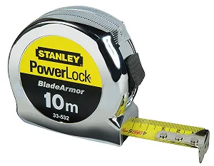 Рулетка Stanley Micro Powerlock 10 м с покрытием Blade Armor - Фото 1