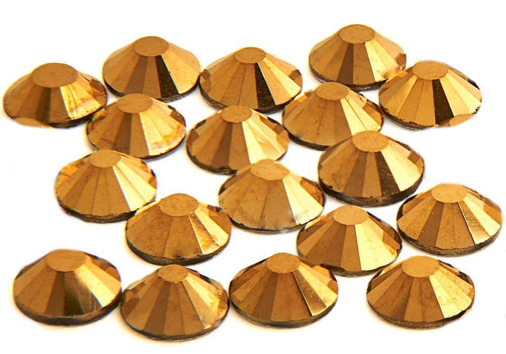 Термо клеевые кристаллы Плоская задняя часть Swarovski Alternative Gold AB, SS20 (4.8 мм), фото №7 Термо клеевые кристаллы Плоская задняя часть Swarovski Alternative Gold AB, SS20 (4.8 мм), фото №7