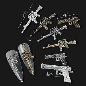 Планета Сатурн, 1 коробка, розкішні деталі для нігтів, дорогоцінні камені - Фото 1