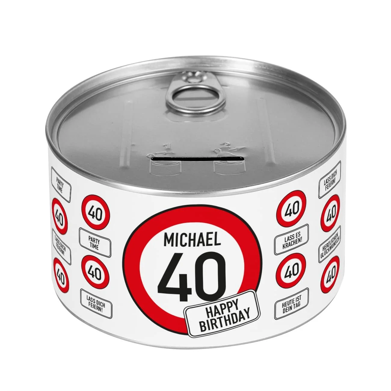 Скарбничка Herz & Heim Preserved Birthday Personalised Traffic Sign, фото №1