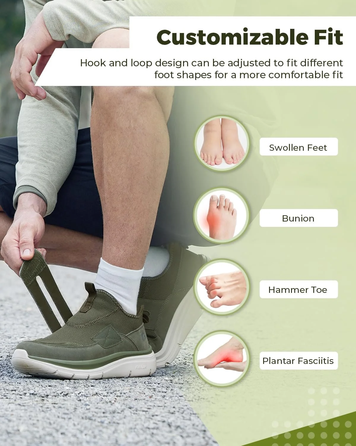 Кросівки FitVille Cloud Wanderer V5 для ходьби, дуже широкі, легкі, повсякденні, фото №4 Кросівки FitVille Cloud Wanderer V5 для ходьби, дуже широкі, легкі, повсякденні, фото №4