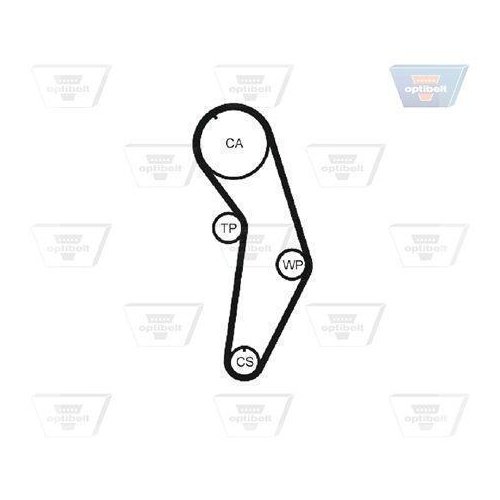Комплект ГРМ OPTIBELT ZRK KIT KT 1133 для AUDI SEAT SKODA VW, фото №2