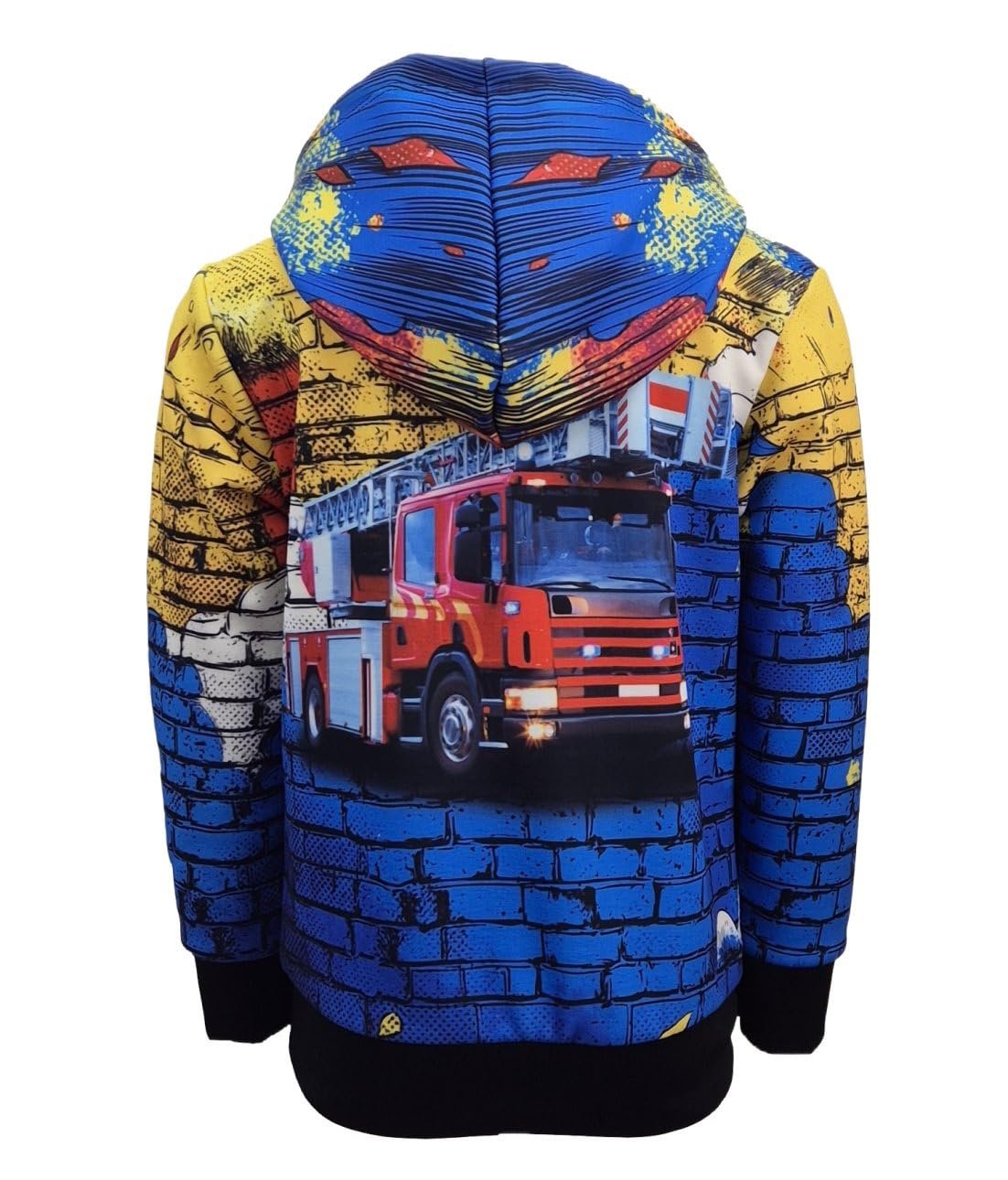 Світшот для хлопчика Модна Сорочка з довгими рукавами з принтом пожежної бригади JSf1, фото №2 Світшот для хлопчика Модна Сорочка з довгими рукавами з принтом пожежної бригади JSf1, фото №2