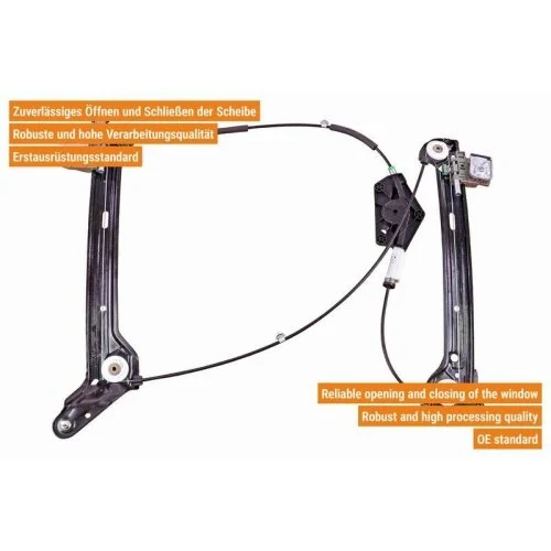 Склопідйомник VAICO V10-8741 оригінальна якість VAICO SEAT SKODA VW VAG, фото №2