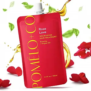 Маска Pomélo+Co. 99.4% Natural Anti Frizz Rose Love 100 мл - Фото 1