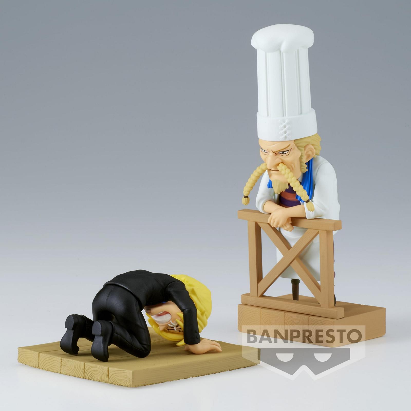 Фігурка Banpresto One Piece Sanji and Zeff 2 8 см, різнокольорова, фото №3