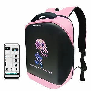 Купить Рюкзак для ноутбука cartaoo Dynamic Crelander LED-дисплей Розовый - Фото 1 Рюкзак для ноутбука cartaoo Dynamic Crelander LED-дисплей Розовый - Фото 1