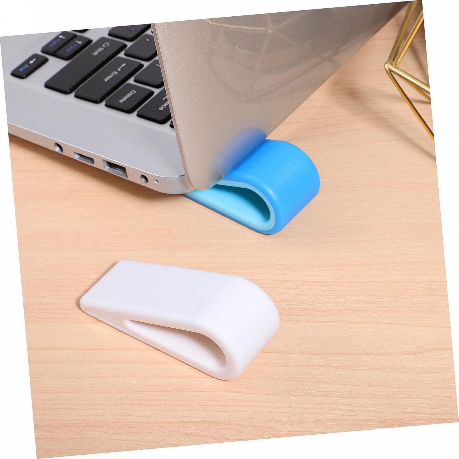 Підставка для ноутбука з міцного пластику, 4 шт., ергономічна, фото №4 Підставка для ноутбука з міцного пластику, 4 шт., ергономічна, фото №4