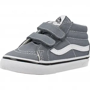 Кеды Vans SK8-MID Reissue V PRV21 Color Theory Stormy Weath Grau Детские Серый Кожа - Фото 1