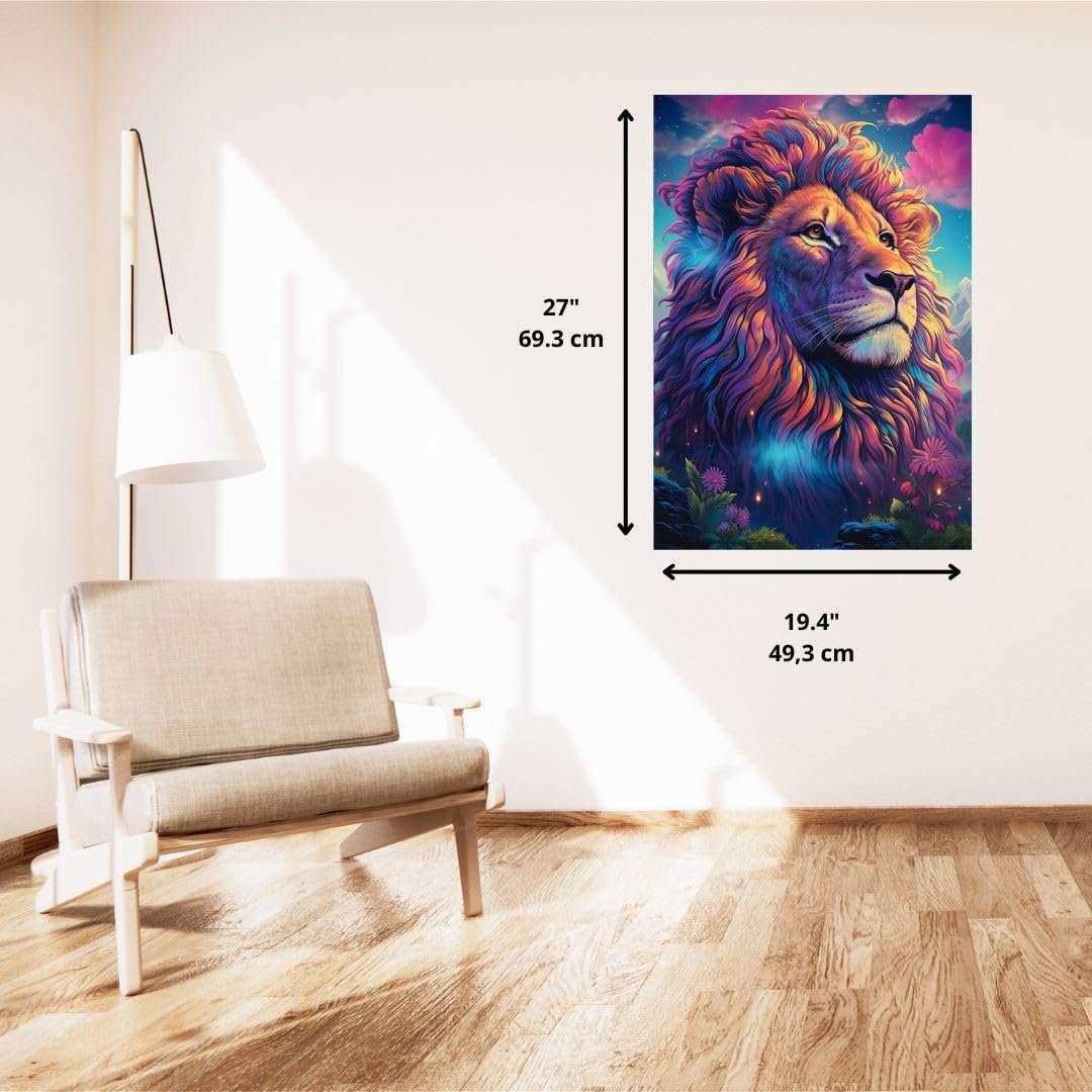 Пазл Schmidt Spiele 59783 Lion in the Colour Wind 1000 элементов, фото №5