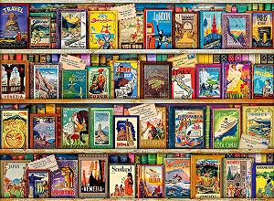 Пазл Ravensburger Vintage Travel Guides 500 деталей synthetic.ua - Фото 1