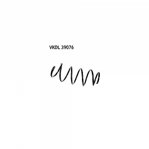 Пружина подвески SKF VKDL 39076, передняя ось, для MERCEDES-BENZ - Фото 1