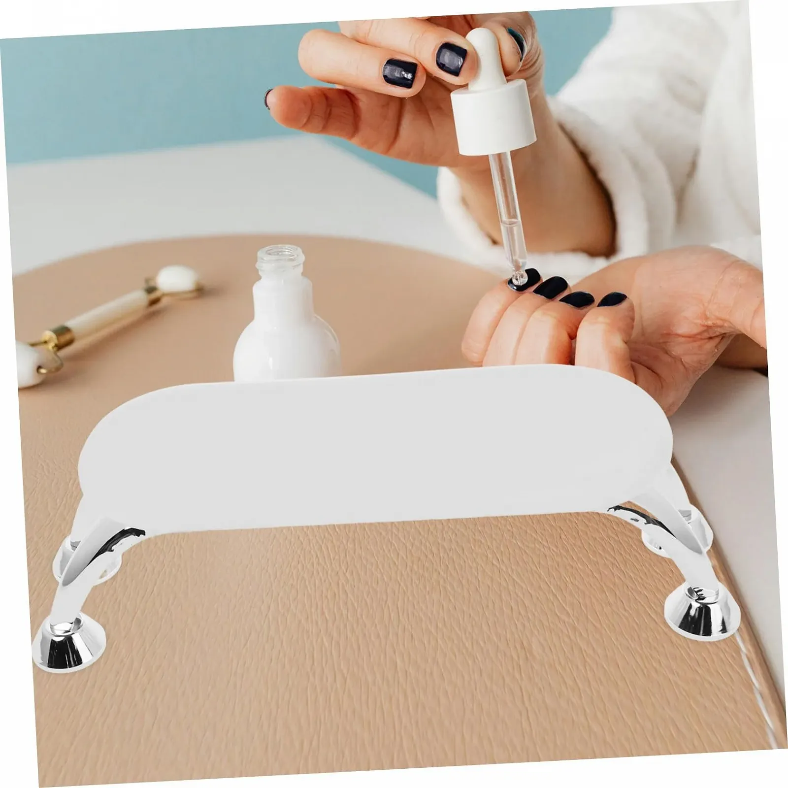 Підставка для рук Ipetboom для манікюру Залізна Біла, фото №5