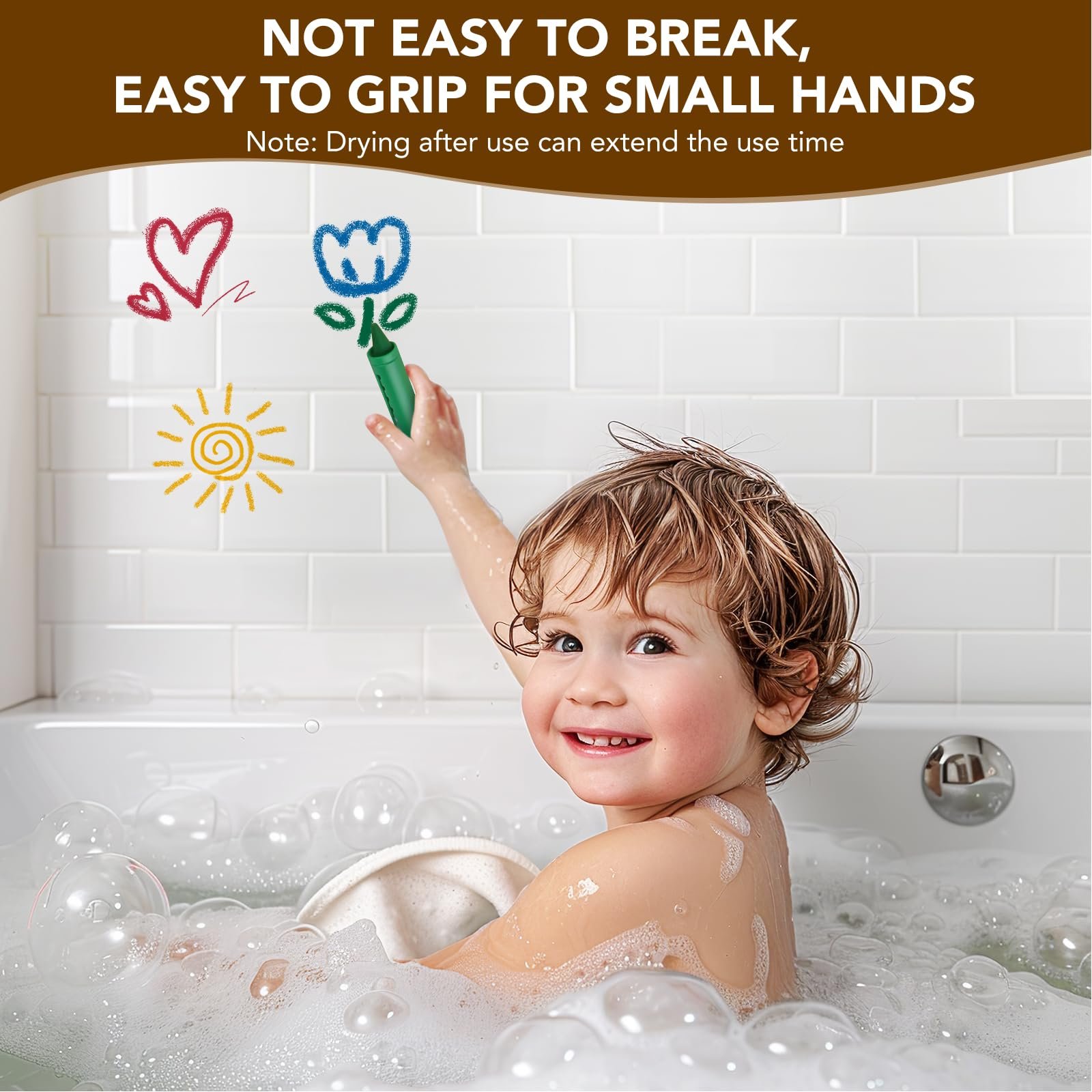 Мел для ванны 6 цветов, фото №4