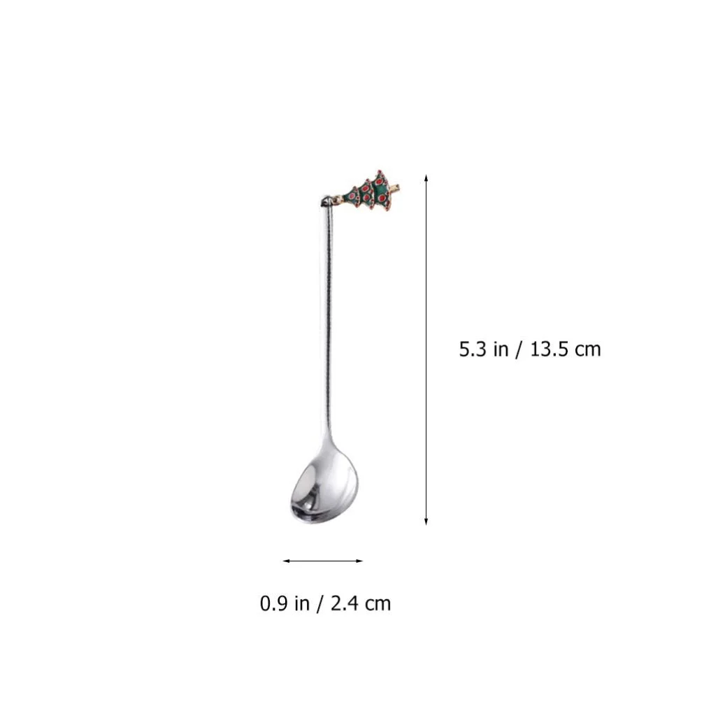 Набір різдвяних ложок Angoily, 6 шт, фото №5