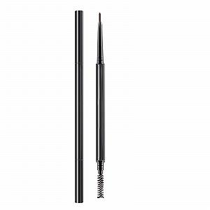 Карандаш для макияжа бровей для естественного вида с обеих сторон с поворачивающейся ручкой для веснушек веганская формула гель для бровей с долговечными волокнами для плотного вида цвета - Фото 1