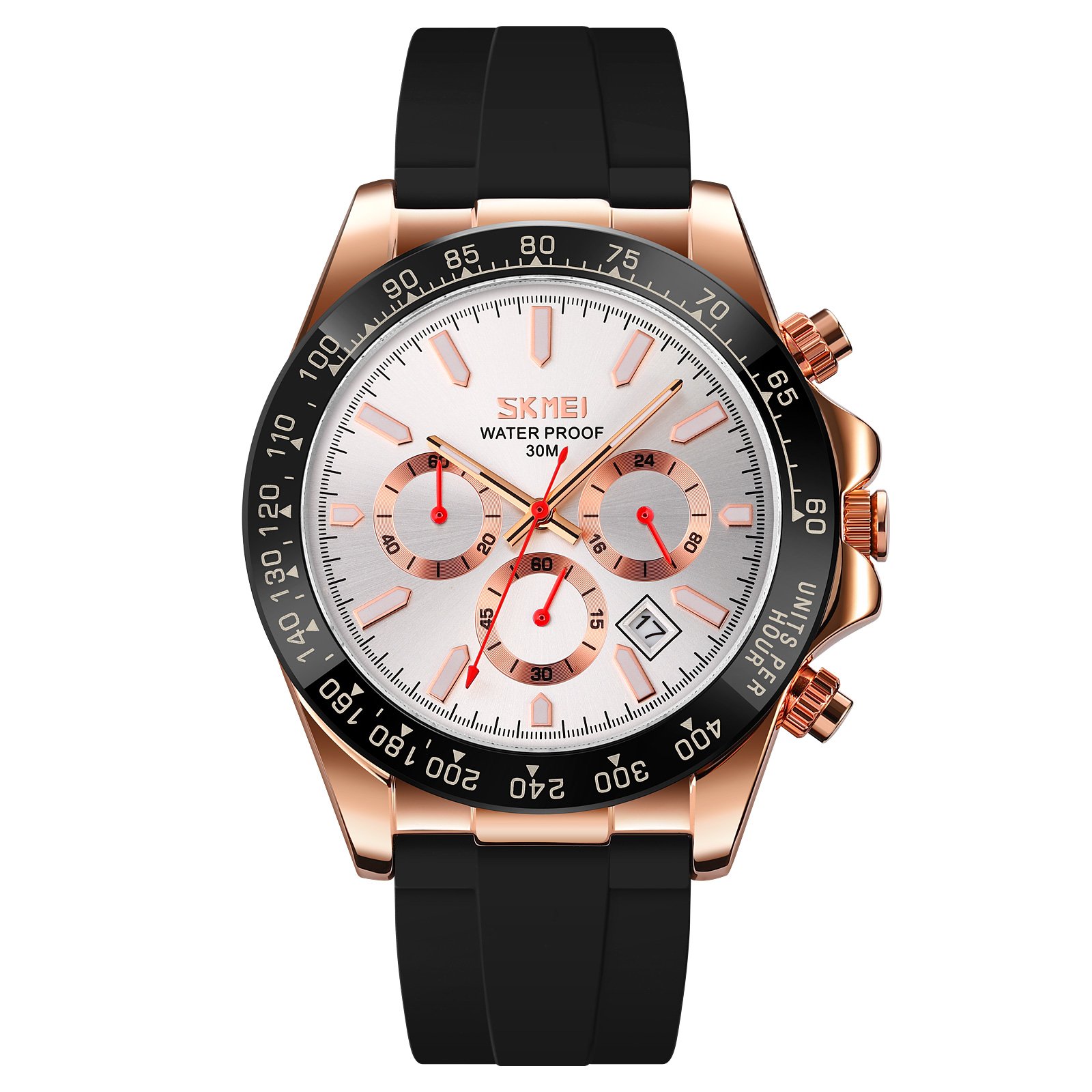 Годинник Skmei 9275RGSI Rose Gold-Silver, фото №1