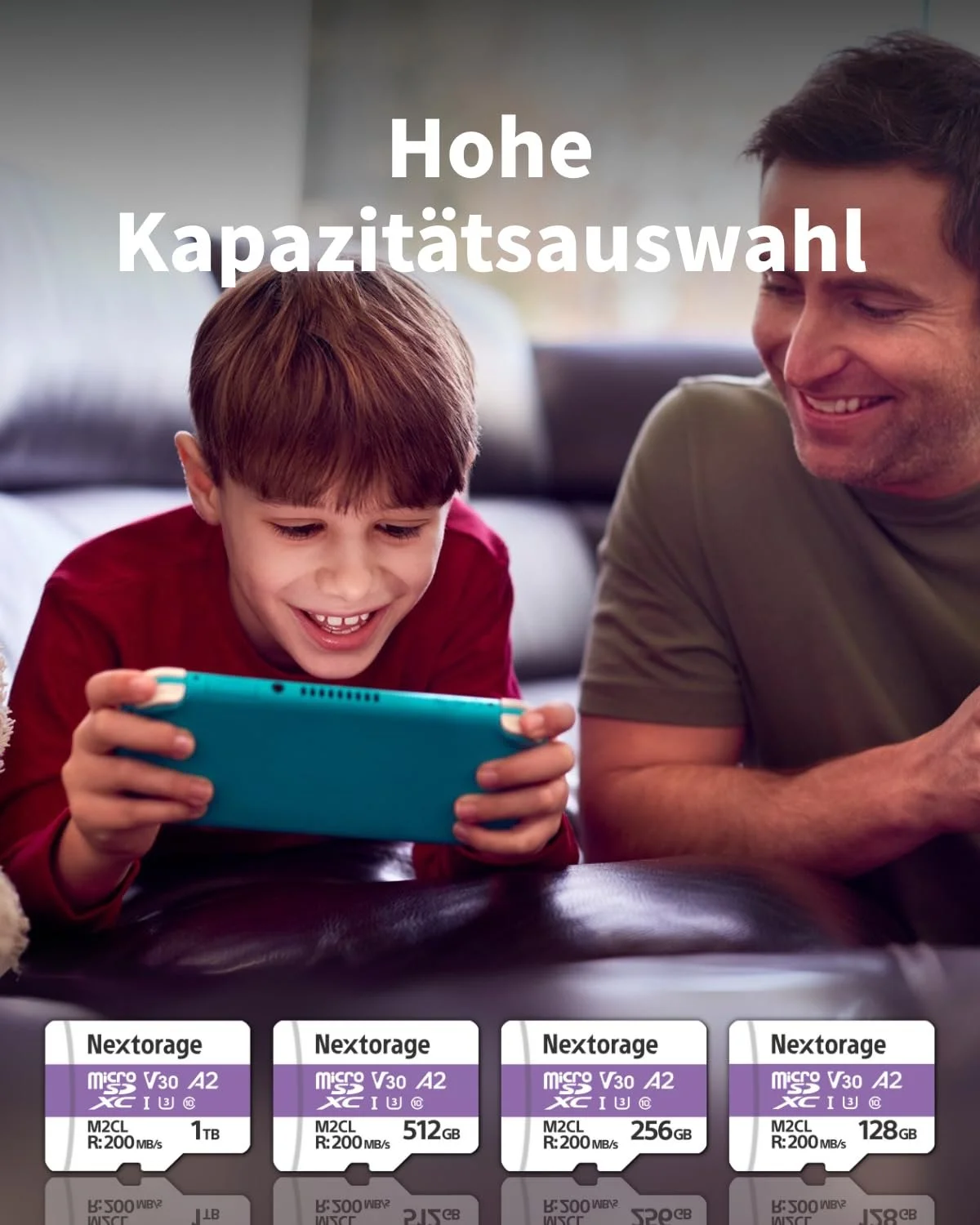Карта пам'яті Nextorage M2CL microSDXC 1 ТБ 200 МБ/с V30 U3 A2 NX-M2CL1TB, фото №4 Карта пам'яті Nextorage M2CL microSDXC 1 ТБ 200 МБ/с V30 U3 A2 NX-M2CL1TB, фото №4