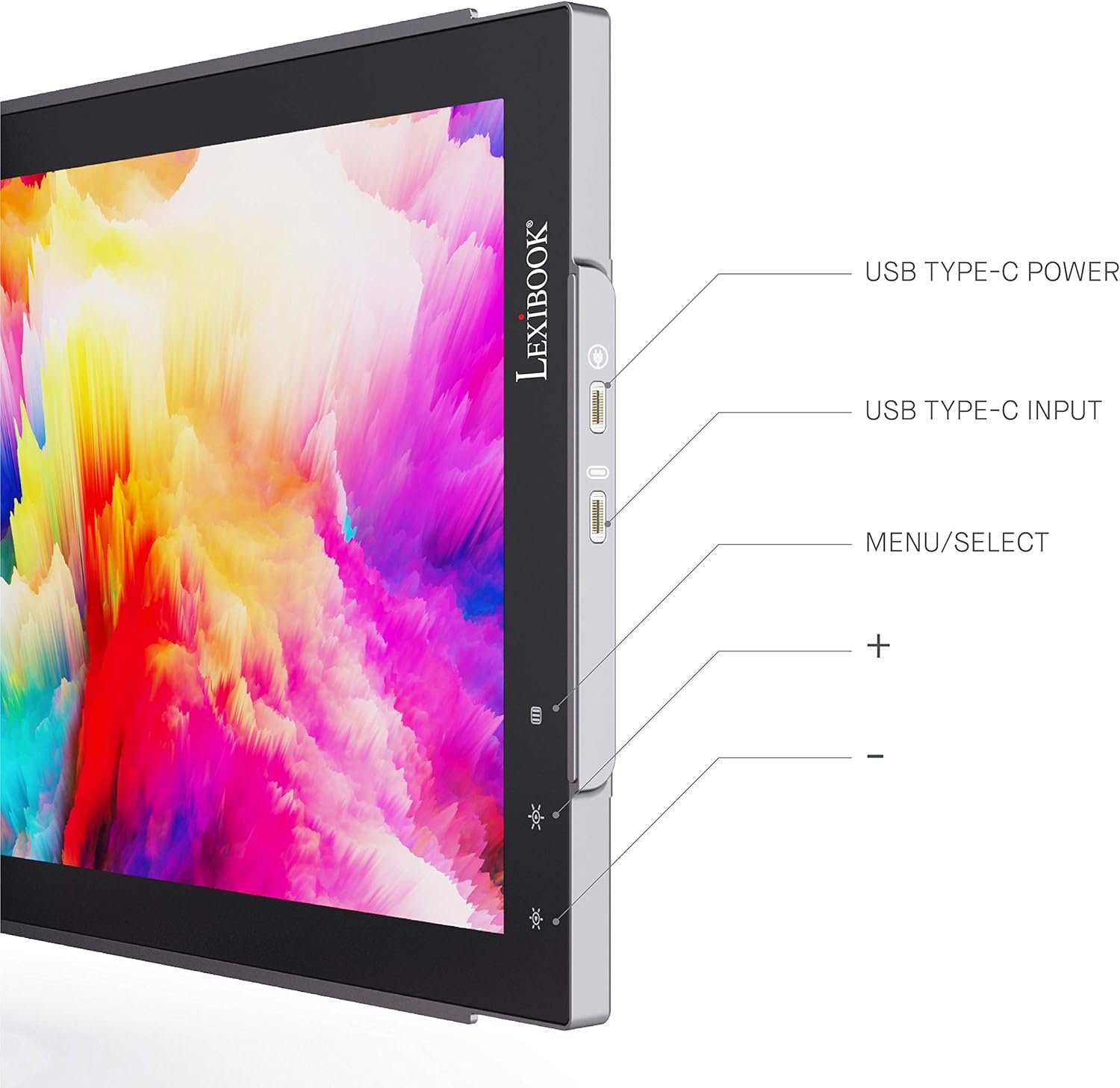 Монитор портативный 14" Lexibook Trio Max Full HD IPS 60 Гц, фото №2