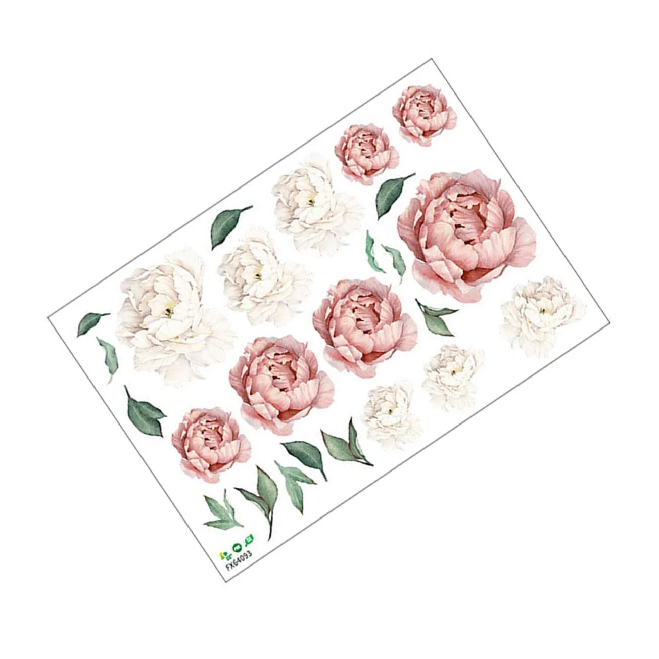 Наклейка на стіну Peony Pattern самоклейна ПВХ, фото №1 Наклейка на стіну Peony Pattern самоклейна ПВХ, фото №1