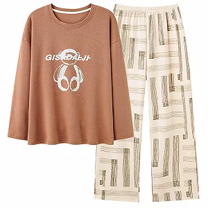 Піжамний комплект GOSO для дівчат, Стильний комплект з довгими рукавами - Фото 1