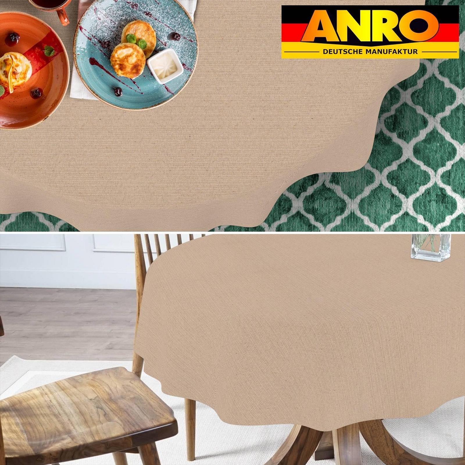 Скатертина Mila Jacquard Teflon Coated бавовна поліестер Oval 180 x 140 см Beige, фото №8