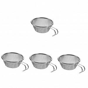 Миски Sosoport Syrah Mesh из нержавеющей стали, кухонный фильтр, походная плита, сита для процеживания йогурта, кухонный инструмент, ультратонкое сито из нержавеющей стали, комплект - Фото 1