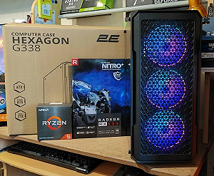 Игровой компьютер RYZEN 5 3600 4.2GHZ, RX 580 8GB, 16GB DDR4, SSD M.2 256GB, HDD 1TB synthetic.ua - Фото 1