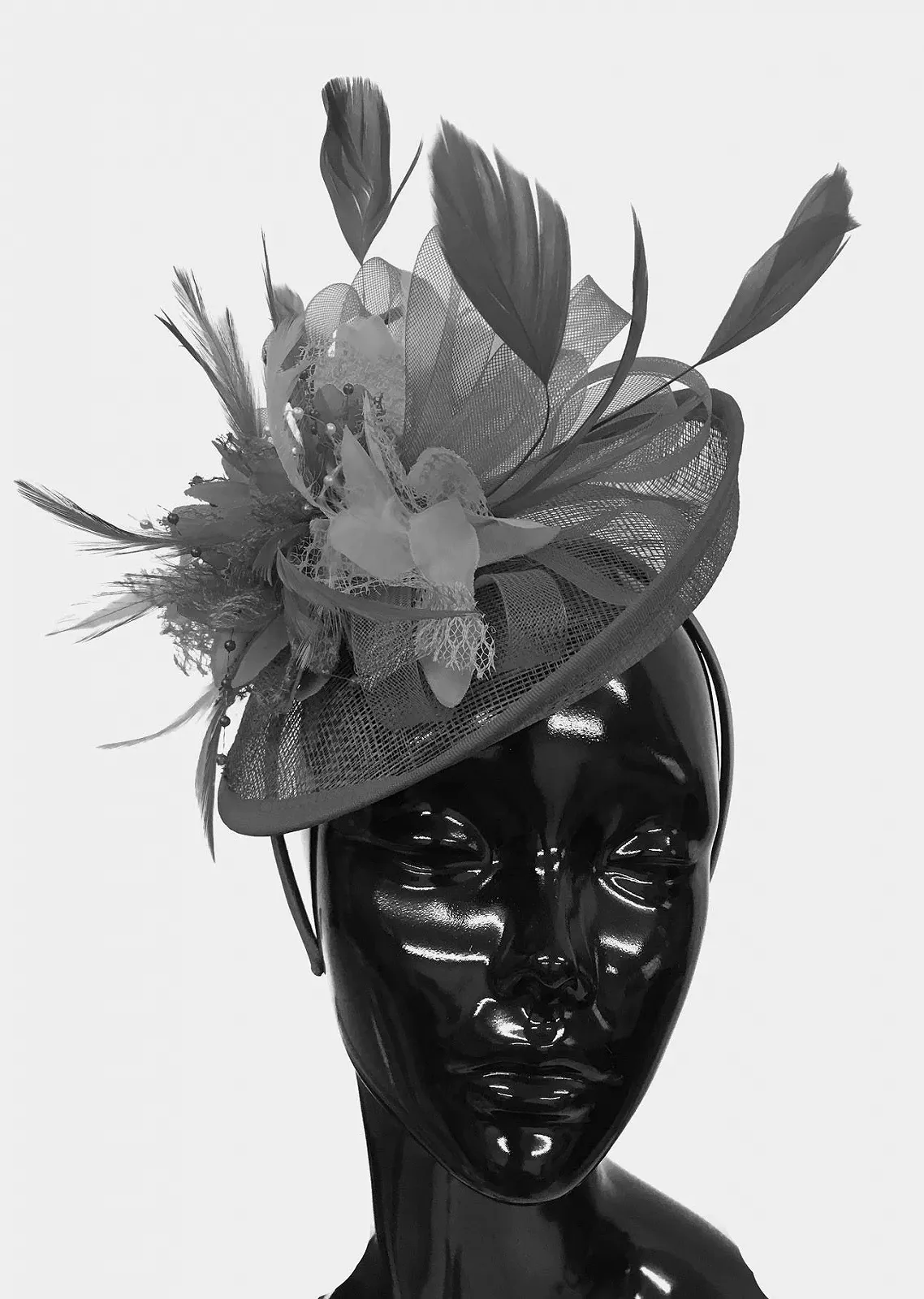 Обруч на голову фуксия, фото №2