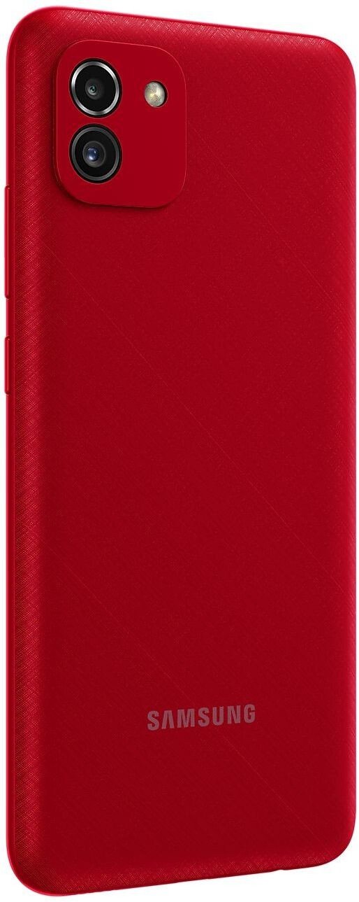 Смартфон Samsung Galaxy A03 6.5'' 4/64 ГБ 4G 8-ядер Android 13 Red, фото №7