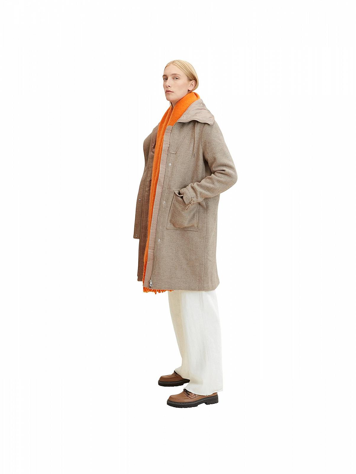 Пальто TOM TAILOR Зі Стійкою Коміром Жіноче, фото №5 Пальто TOM TAILOR Зі Стійкою Коміром Жіноче, фото №5