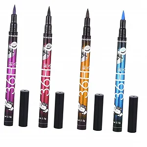 Рідка Підводка для очей minkissy, кольорова, водостійка, synthetic.ua - Фото 1