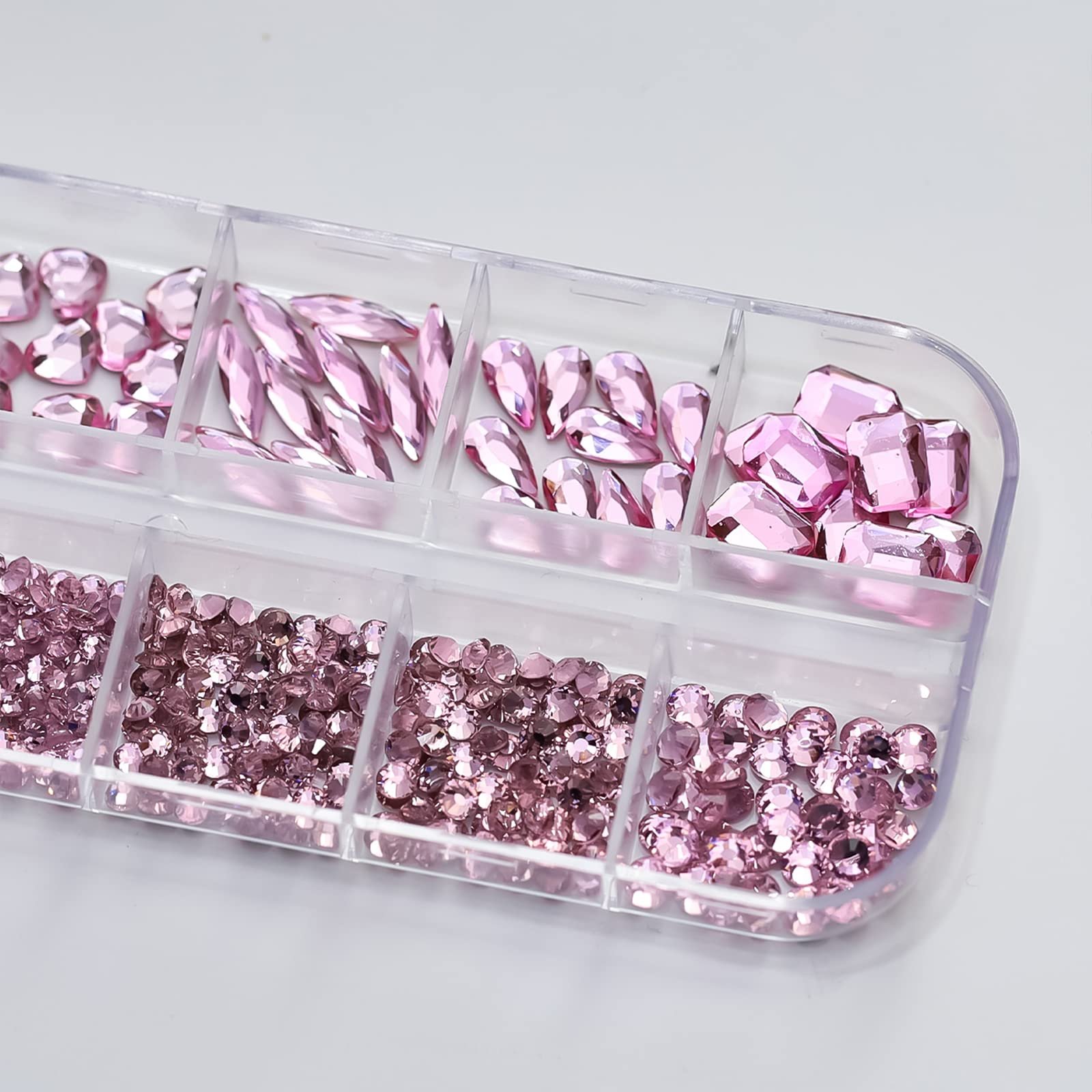 Стразы для ногтей разных форм, кристаллы для ногтей, камни для ногтей, фото №3