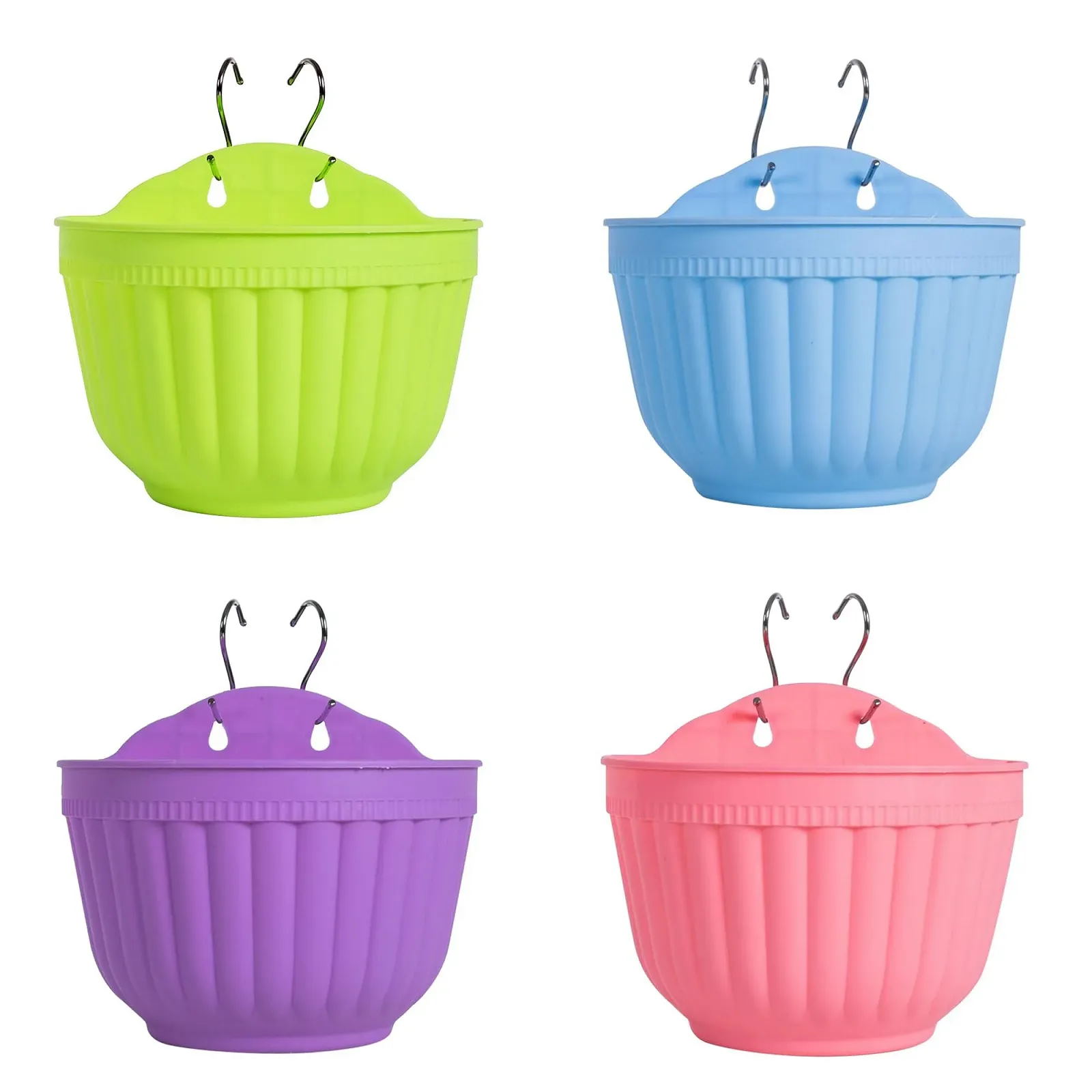 Настенное кашпо ORIMERC 4 шт. Полимерная смола Разноцветный, фото №1 Настенное кашпо ORIMERC 4 шт. Полимерная смола Разноцветный, фото №1