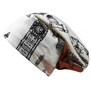 Шапка-бини для девочек CDA-002 Цвет слоновой кости, размер International 52-54 - Фото 1