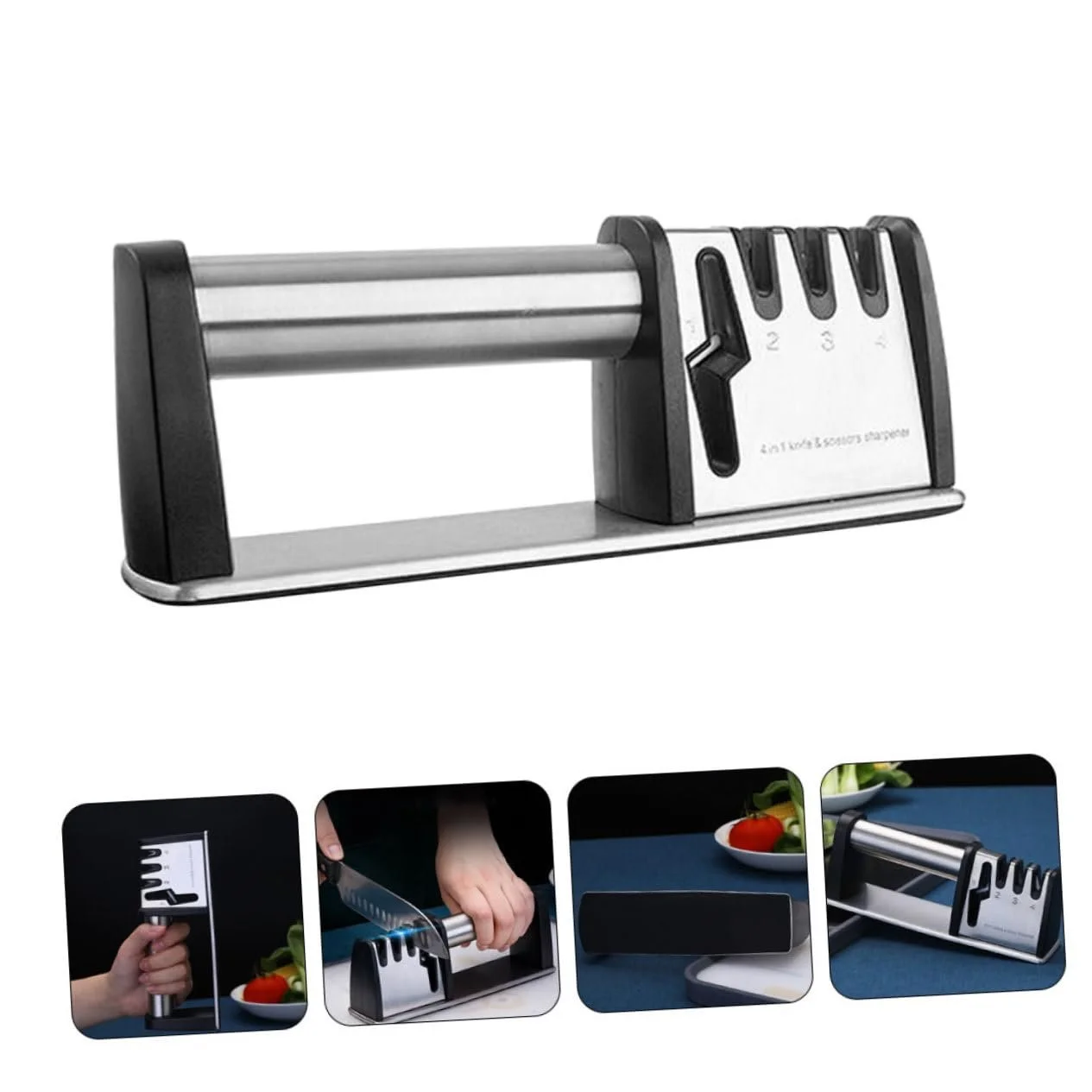 Точило для ножів ергономічна з нековзкою ручкою для швидкого заточування, фото №6 Точило для ножів ергономічна з нековзкою ручкою для швидкого заточування, фото №6