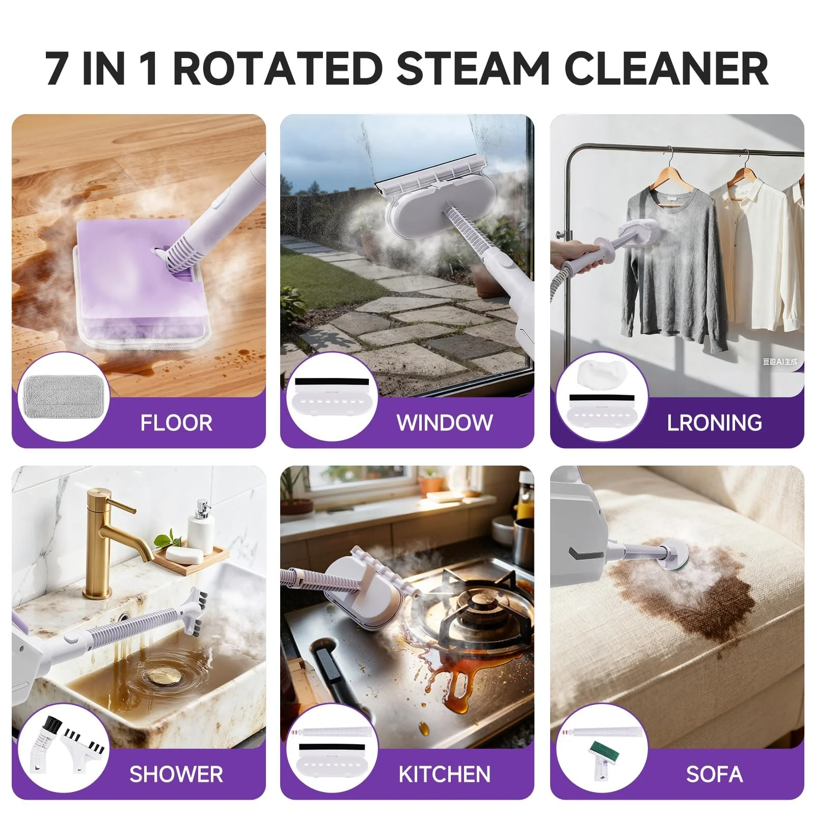 Пароочисник універсальний потужний, фото №5 Пароочисник універсальний потужний, фото №5