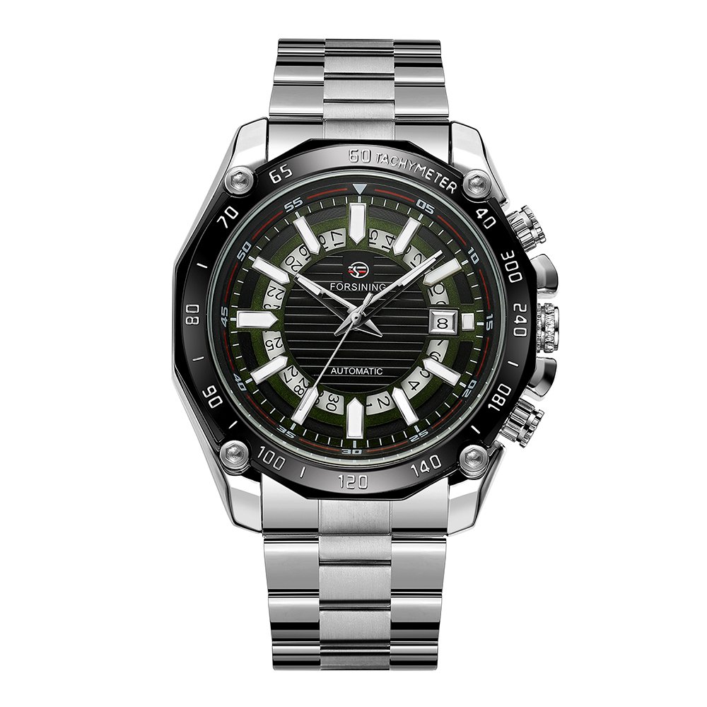 Годинник Forsining 8279 Silver-Black, фото №1