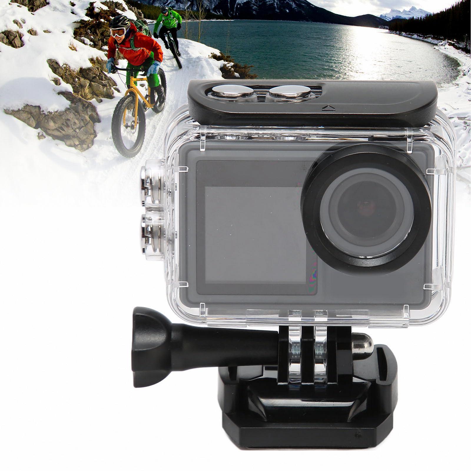 Водонепроницаемая экшн-камера 5K с WiFi и пультом дистанционного управления двухцветный экран 30м для катания на велосипеде, фото №4