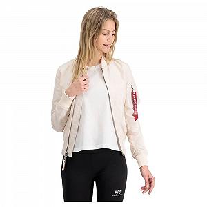 Бомбер ALPHA INDUSTRIES MA-1 TT Wmn Женская Куртка Бледно-Персиковый synthetic.ua - Фото 1