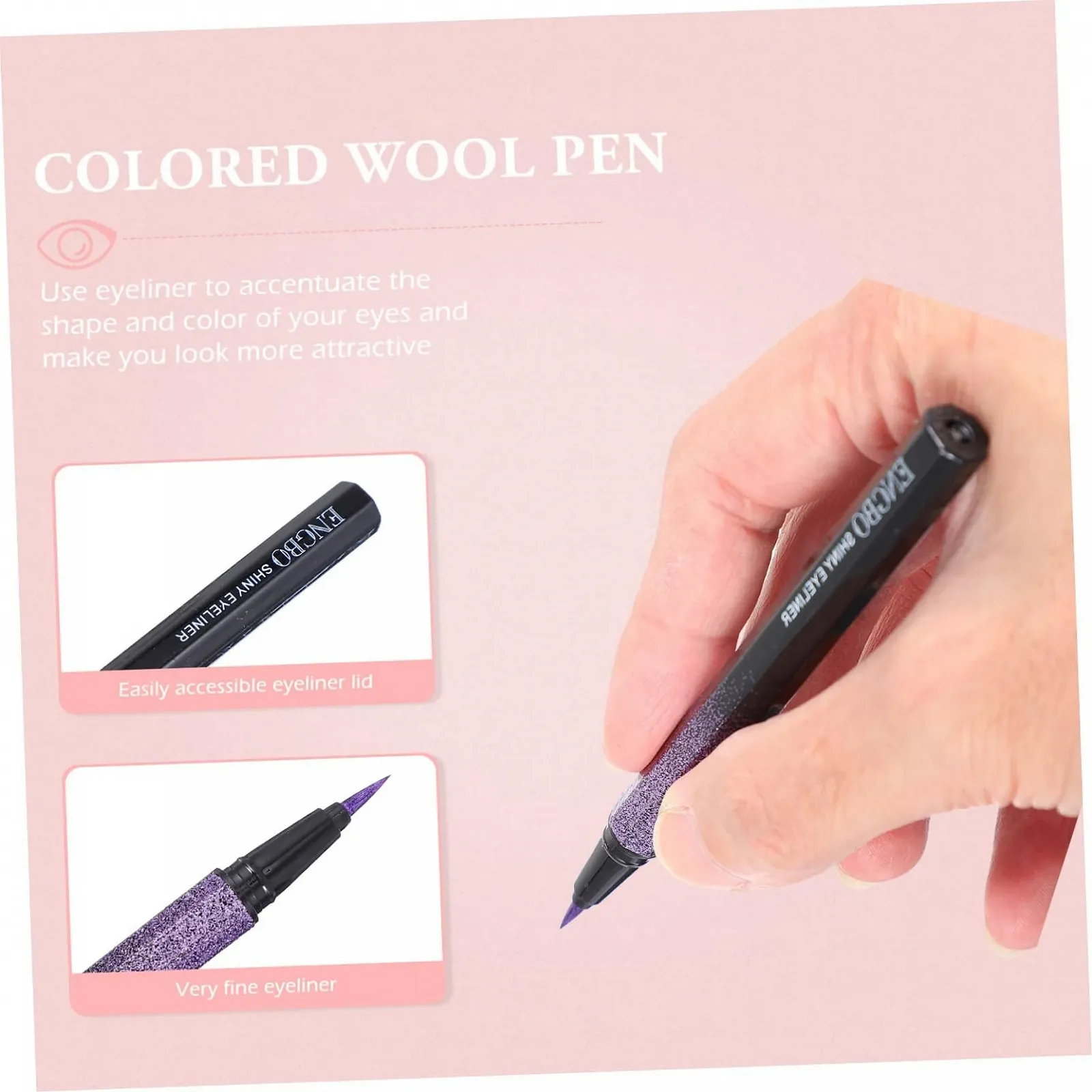 Олівець для очей Angoily Блискучі, фото №3 Олівець для очей Angoily Блискучі, фото №3