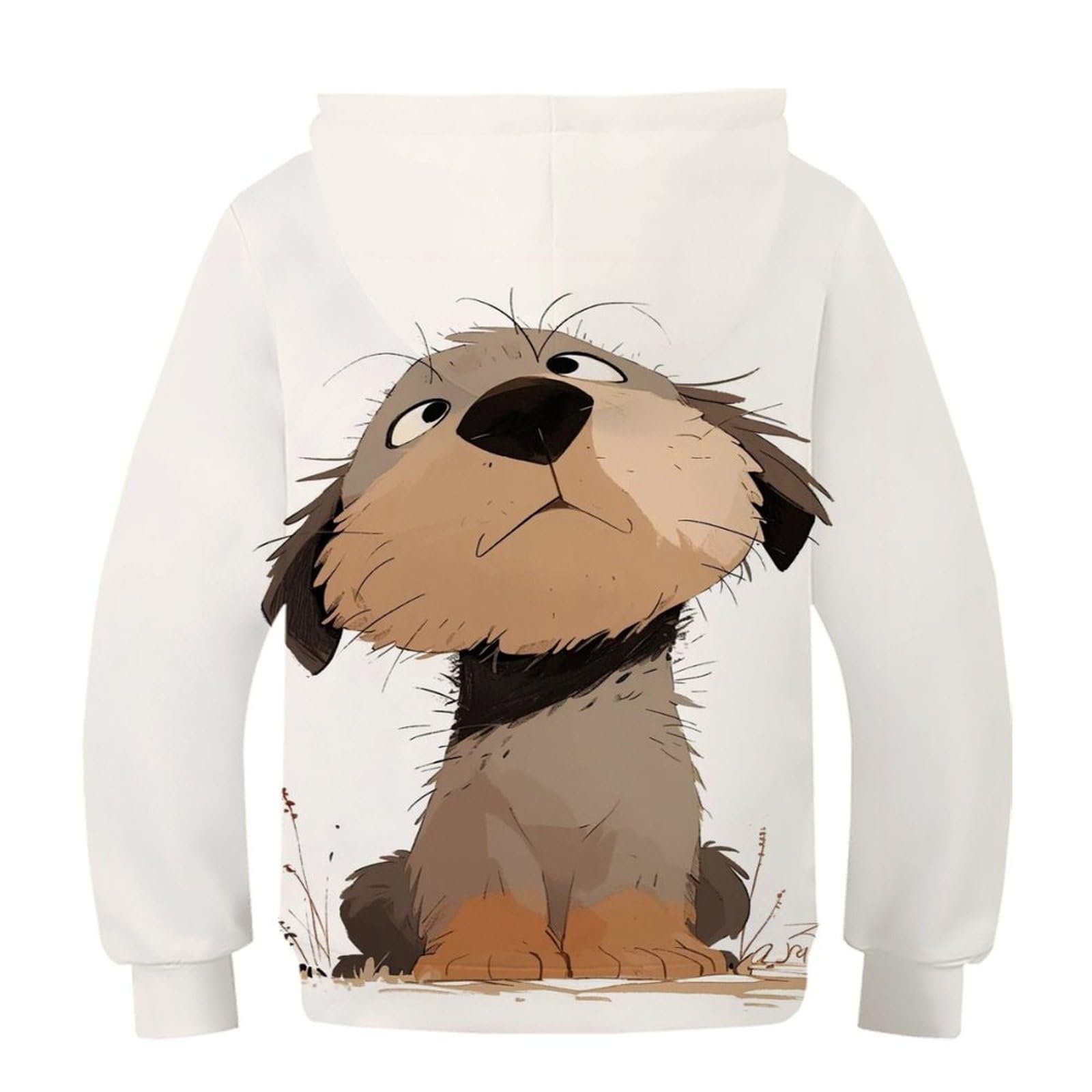 Худі KHHKJBVCE 3D для дітей Унісекс, 3D милий собака, тонка толстовка, фото №2