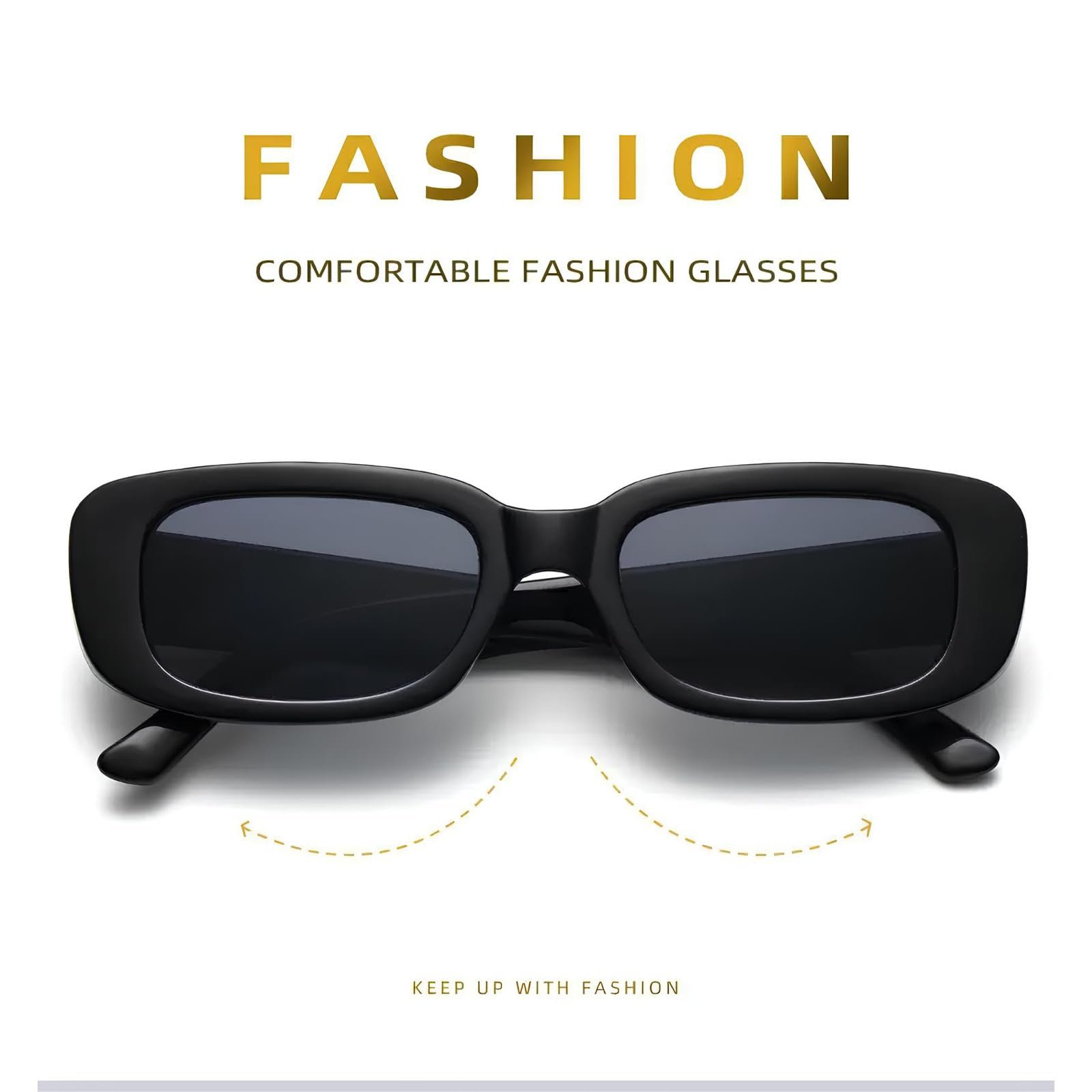 Солнцезащитные очки Женские Ретро 90-х, 4 шт., черные, фото №3 Солнцезащитные очки Женские Ретро 90-х, 4 шт., черные, фото №3