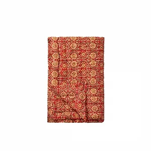 Покрывало IB Laursen Bella Красный с узором в землистых тонах 130 см x 170 см - Фото 1