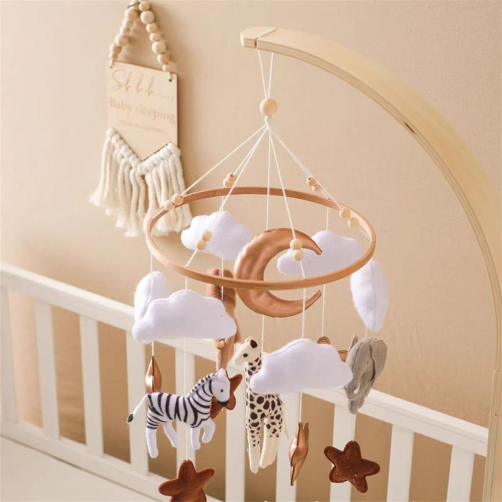 Мобиль Baby Cot Bell Forest Animals Ветряные Колокольчики 52 x 24 см, фото №2